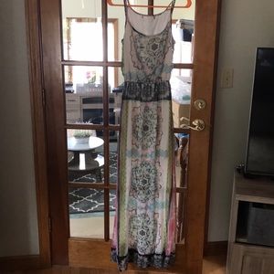 Patterned Maxi Dress